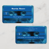 レトロのヴィンテージの可聴周波スタイルカセットカバー 名刺 (正面/裏面)