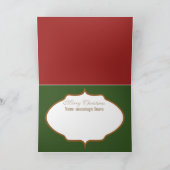 レトロのヴィンテージの売子はテキスト・カードを加えます シーズンカード (内部)