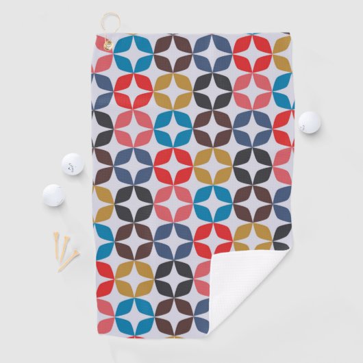 レトロのヴィンテージの星パターン ゴルフタオル (インサイチュ)