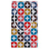 レトロのヴィンテージの星パターン スモールペーパーバッグ (正面)