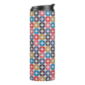 レトロのヴィンテージの星パターン タンブラー (回転左)