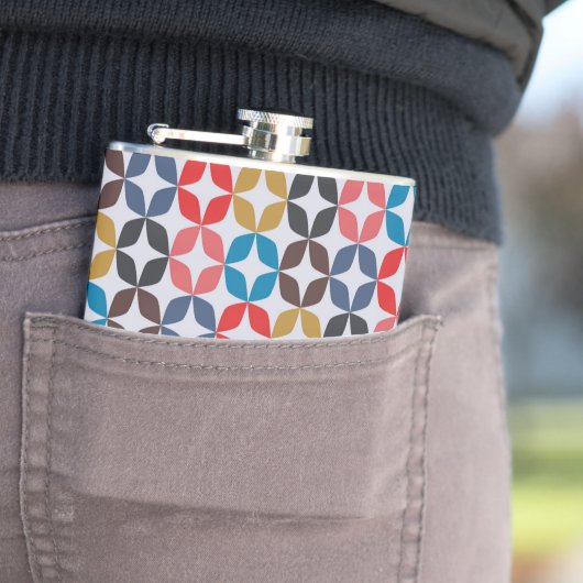 レトロのヴィンテージの星パターン フラスク (インサイチュ)