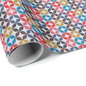 レトロのヴィンテージの星パターン ラッピングペーパー (ロールコーナー)