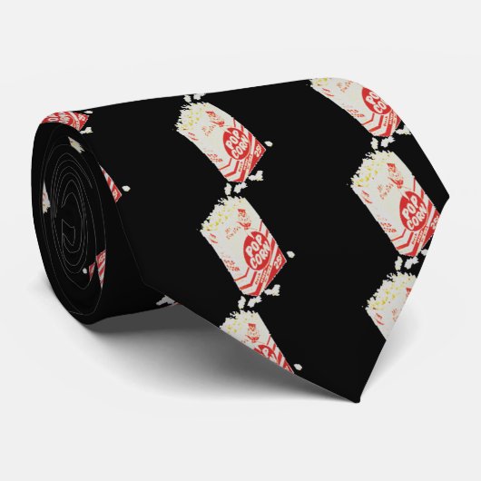 レトロのヴィンテージの映画館のポップコーン ネクタイ (ロール)