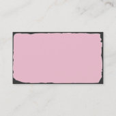 レトロのヴィンテージの食料調達の飲食業カード 名刺 (裏面)