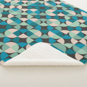 レトロのヴィンテージの60年代パターン シェルパブランケット (3/4)