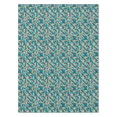 レトロのヴィンテージの60年代パターン テーブルクロス (正面)