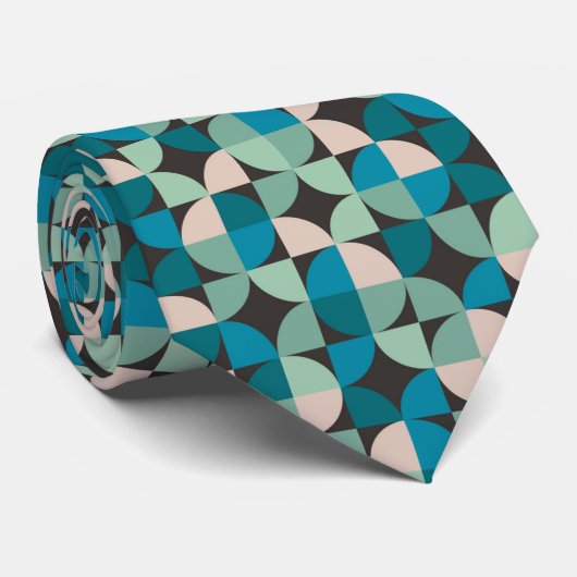 レトロのヴィンテージの60年代パターン ネクタイ (ロール)