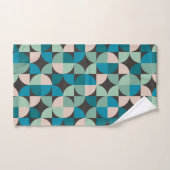 レトロのヴィンテージの60年代パターン バスタオルセット (ハンドタオル)