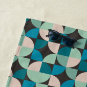 レトロのヴィンテージの60年代パターン ビーチタオル (インサイチュ)