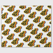 レトロのヴィンテージレオ ラッピングペーパー (フラット)