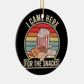 レトロのヴィンテージ来はここではスナックの軽食 セラミックオーナメント (右)