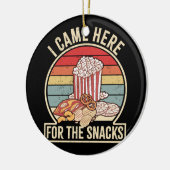 レトロのヴィンテージ来はここではスナックの軽食 セラミックオーナメント (左)