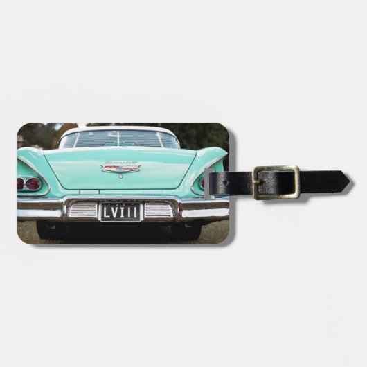 レトロのヴィンテージ車 ラゲッジタグ (正面横)
