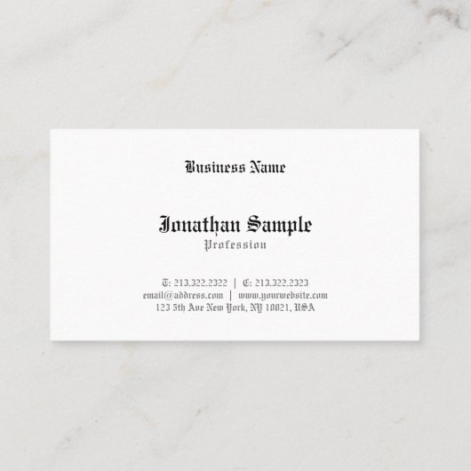 レトロの一見のテンプレートのヴィンテージの古い文字のノスタルジック 名刺 (裏面)