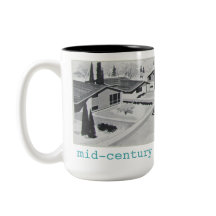 レトロの世紀半ばのモダンのマグ