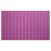 レトロの丸い点、明るい赤紫色、白黒 ファブリック (ヤード)