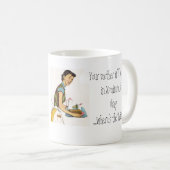 レトロの主婦の義母の訪問 コーヒーマグカップ (正面右)