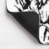 レトロの乗馬 マウスパッド (コーナー)