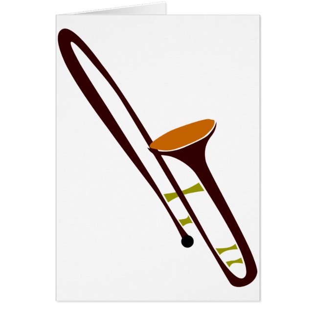 レトロの五十年代のトロンボーン (正面)