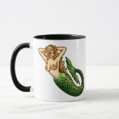 レトロの人魚 マグカップ (左)