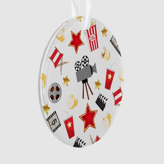 レトロの代理の映画館か劇場 オーナメント (正面)