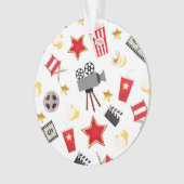 レトロの代理の映画館か劇場 オーナメント (正面)