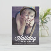 レトロの休日の応援%PIPE%の休日の写真カード シーズンカード (スタンド正面)