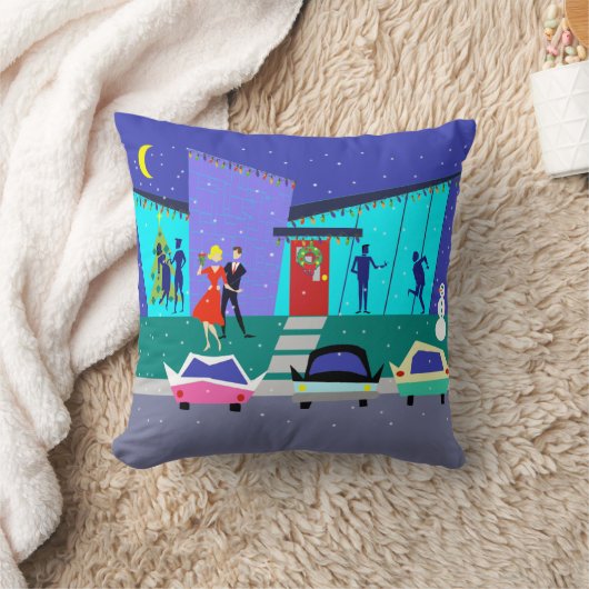 レトロの休日の漫画のパーティーの装飾用クッション クッション (ブランケット)