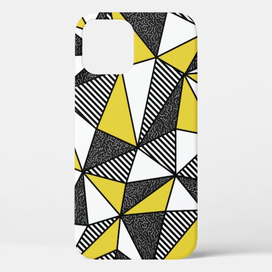 レトロの低ポリジオメトリックパターン Case-Mate iPhoneケース (裏面)