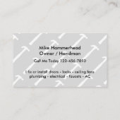 レトロの便利屋サービス 名刺 (裏面)