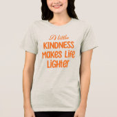 レトロの優しさが人生を軽くする感動的 トライブレンドTシャツ (正面)