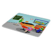 レトロの先生のまな板 カッティングボード (角)