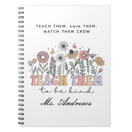 レトロの先生教えは、彼らは親切になる ノートブック