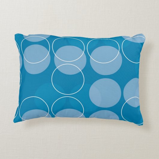 レトロの円 アクセントクッション (裏面)