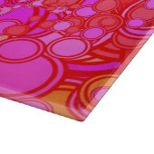 レトロの円 カッティングボード (角)