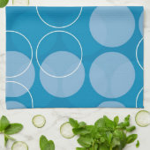 レトロの円 キッチンタオル (折り畳み)