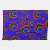 レトロの円 キッチンタオル (横)