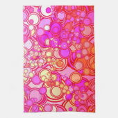 レトロの円 キッチンタオル (縦)