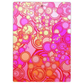 レトロの円 クリップボード (裏面)