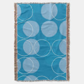 レトロの円 スローブランケット (正面縦)