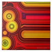 レトロの円 タイル (正面)