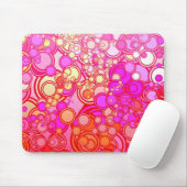 レトロの円 マウスパッド (マウス)