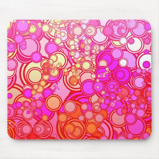 レトロの円 マウスパッド (正面)