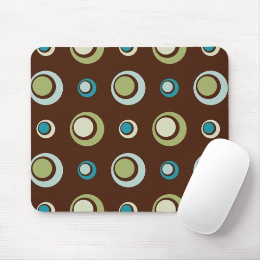 レトロの円 マウスパッド (マウス)