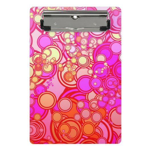 レトロの円 ミニクリップボード (正面)