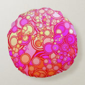 レトロの円 ラウンドクッション (裏面)