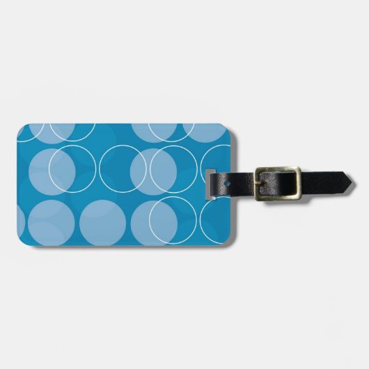 レトロの円 ラゲッジタグ (正面横)