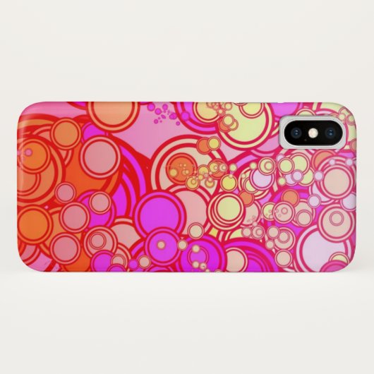 レトロの円 Case-Mate iPhoneケース (裏面(横))