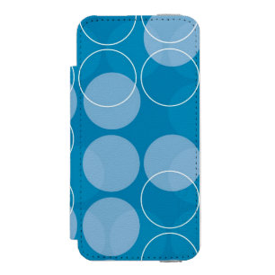 レトロの円 iPhone SE/5/5sウォレットケース